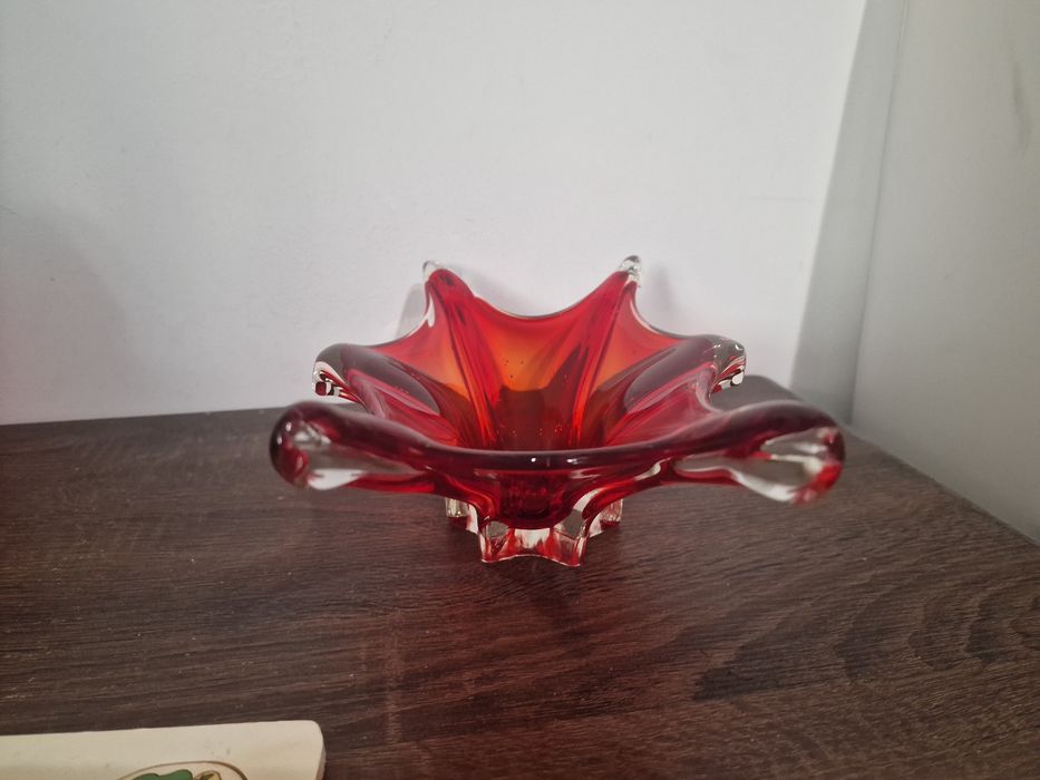 Bol Fructiera Cristal MURANO Italy 1970
