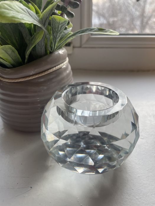 Подсвечник хрустальный