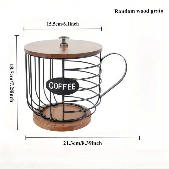 Органайзер Метална поставка за кафе капсули за Nespresso Dolce Gusto