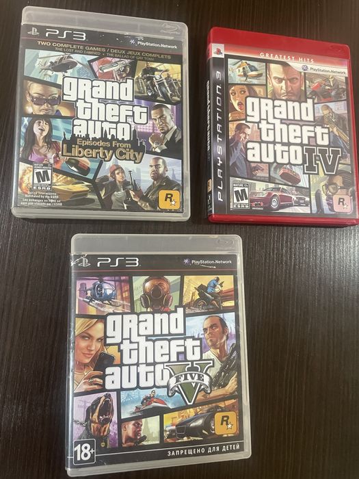 Диски PlayStation-3 Ps3  диск GTA-5