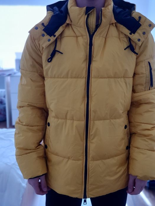 Tom Tailor - Неромокаемо зимно яке, Жълт, XXL