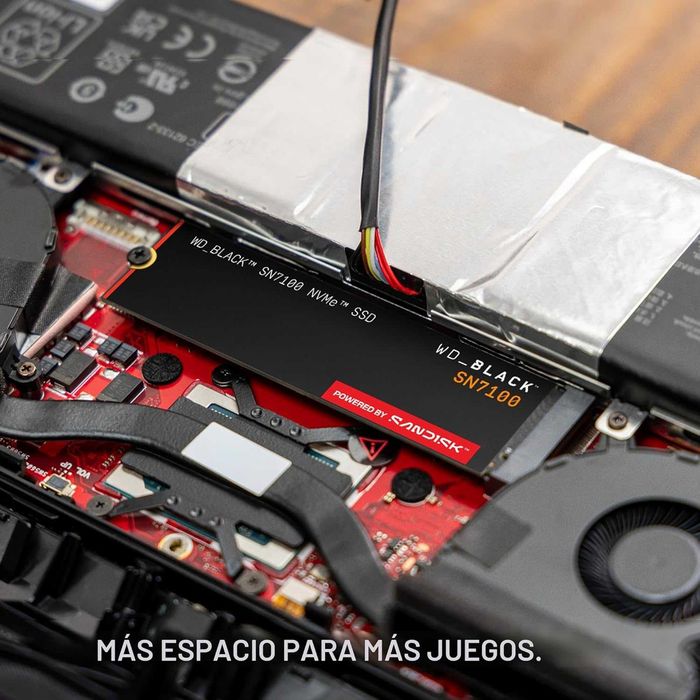 SSD WD Black SN7100 4TB PCI Express 5.0x4 M.2 2280,sigilat