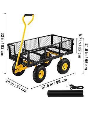 Товарна / градинска количка за пренасяне на товар