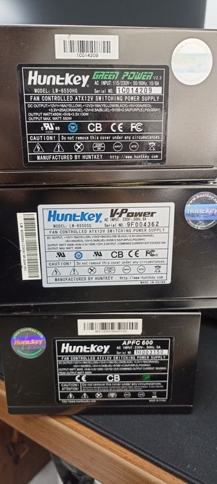 AeroCool / Huntkey — блоки питания ATX