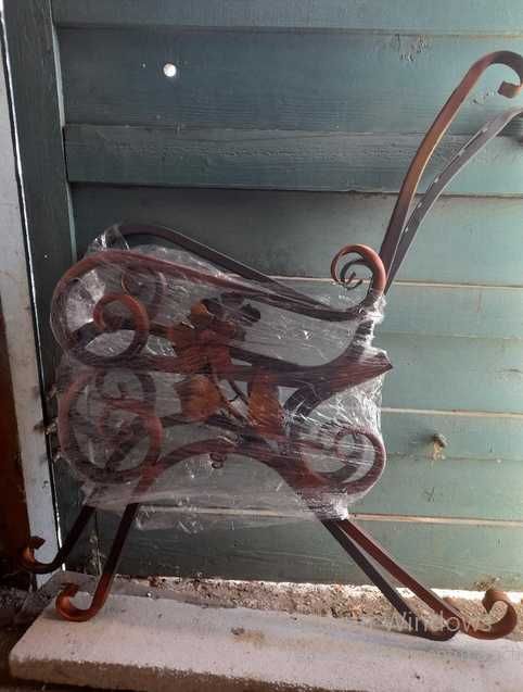 Set picioare pentru banca, masa si copertina din fier forjat