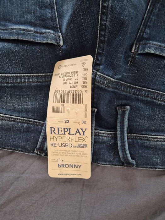 Blugi Replay pentru barbati, marimea 32/32, noi cu eticheta