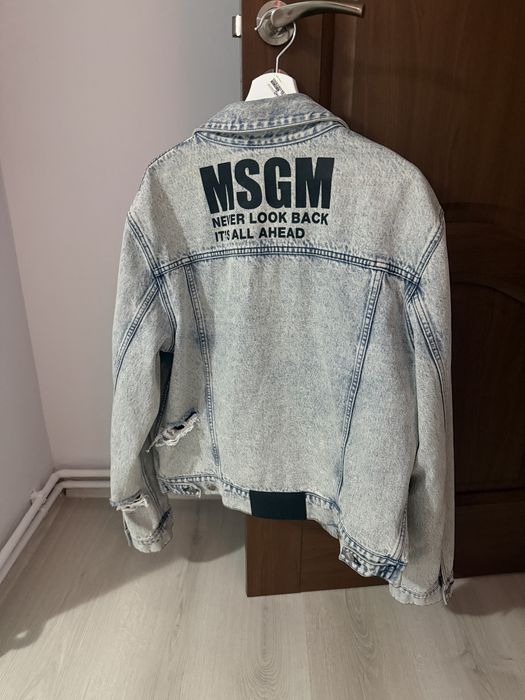 geaca de blugi msgm
