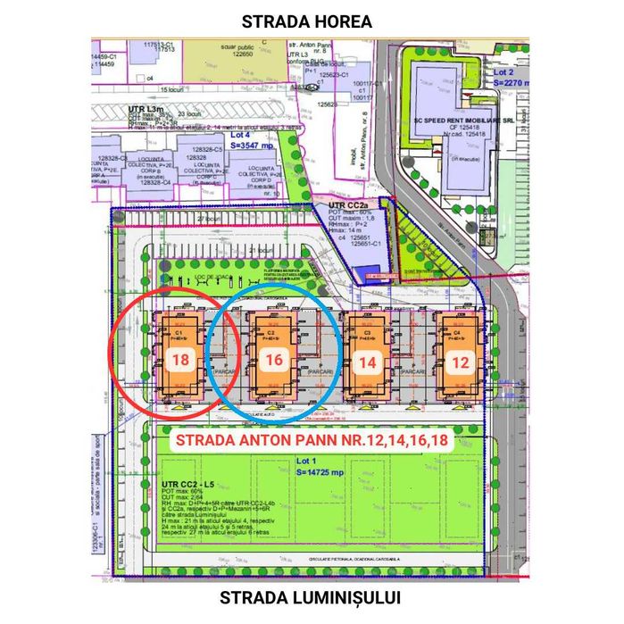 Zona Centru Vechi, Vand ap. 3 camere, cu parcare exterioara inclusa, direct de la dezvoltator