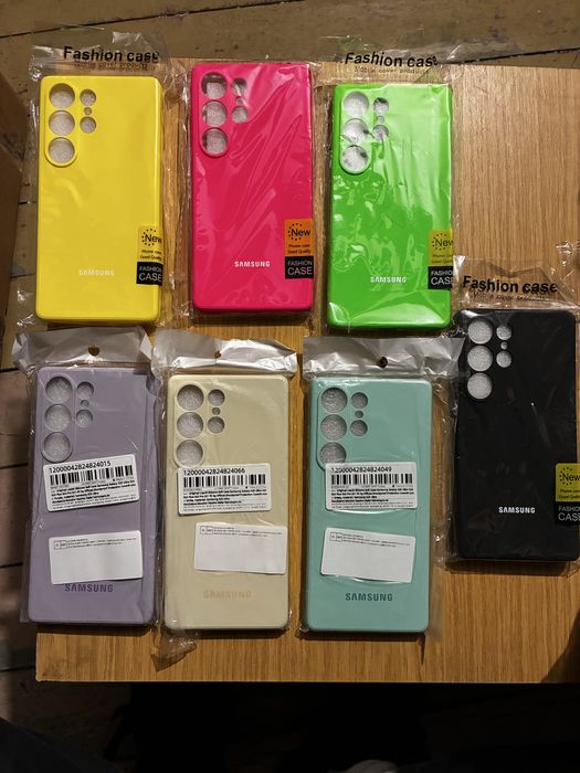 Samsung galaxy S25Ultra,S25+,S25 силиконов кейс с лого и микрофибър