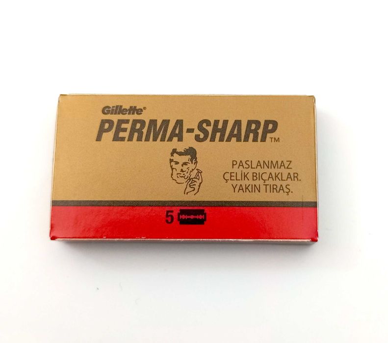 Lame Gillette Perma-Sharp barbierit clasic styling pentru par