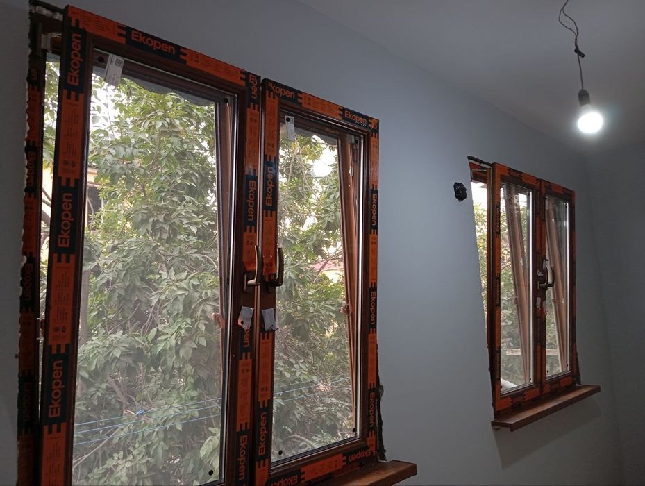 Пластиковые окна и двери Экопен, Акфа, Тэрмо алюминий