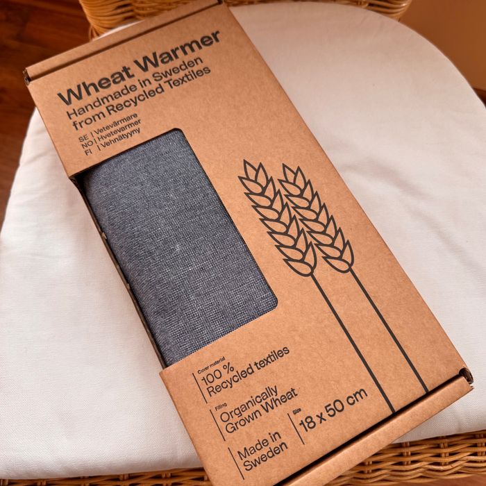 Perna termica din grau organic (18 x 50 cm, fabricata in Suedia)
