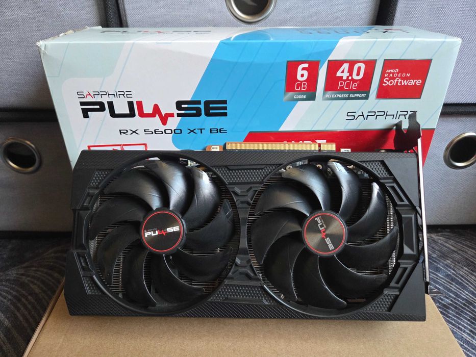 RX 5600 XT 6GB Sapphire Pulse GDDR6 AMD Radeon placa video gaming