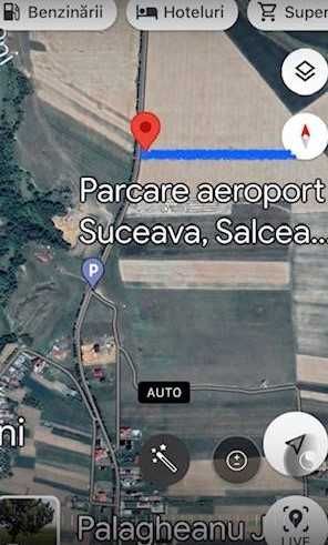 Se vinde !   12200 mp teren extravilan spre aeroportul Suceava