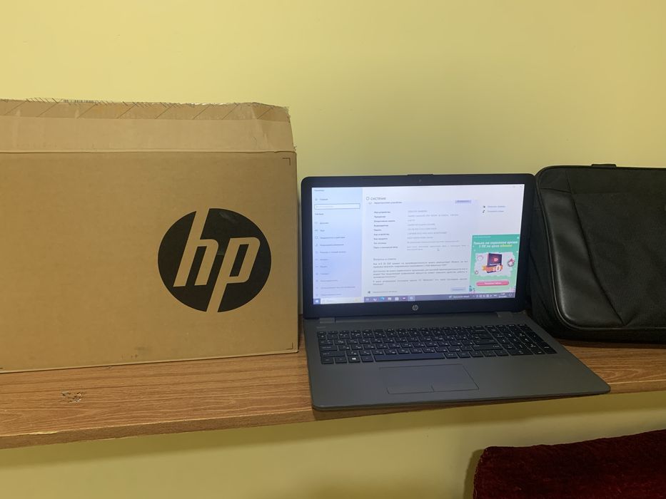 HP noutbuk | Ish va o‘qish uchun | Sumkasi bilan