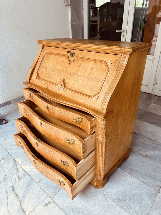 Оригинален датски секретер Snedkergårdens Stilmøbler – масивен дъб