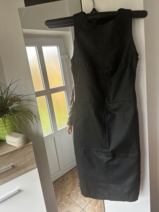 Rochie din piele ecologica