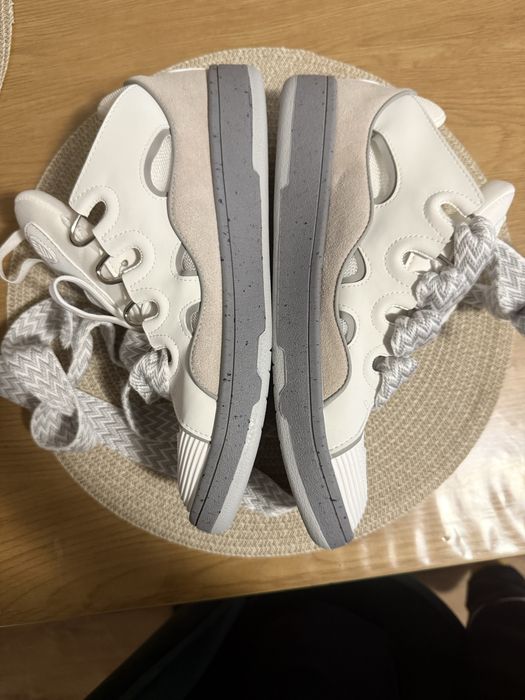 Vand pantofi Lanvin Curb White noi