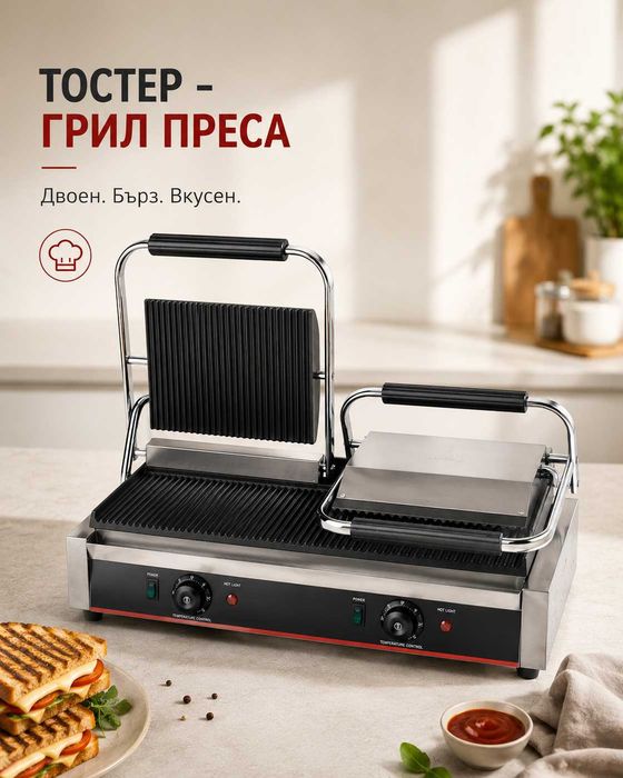 Професионални тостери – единичен и двоен