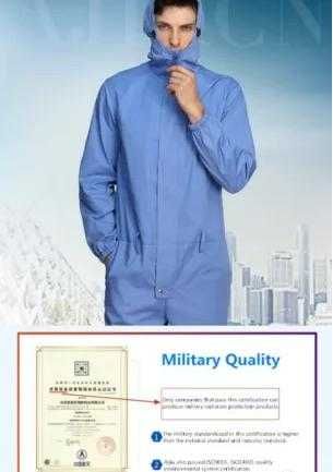 360° Екранирано Защитно Облекло Анти Електромагнитно Излъчване EMR ЕМП