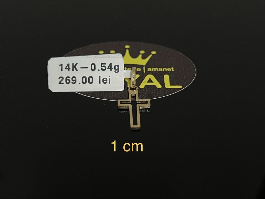 Bijuteria Royal CB : Pandant aur nou 14k 0,54gr