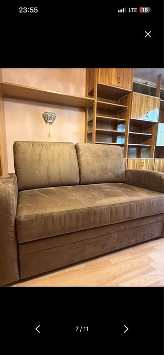 Canapea extensibila material alcantara