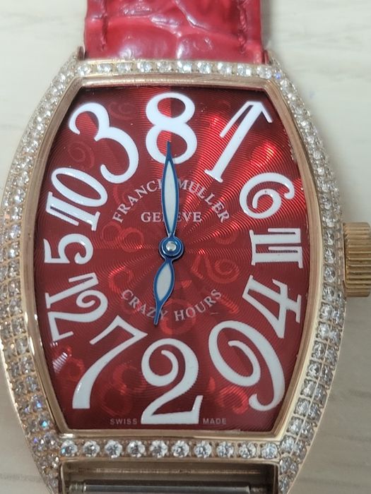 Ceas FM jump hour ,pietre cadran rosu nu tissot hamilton doxa orient