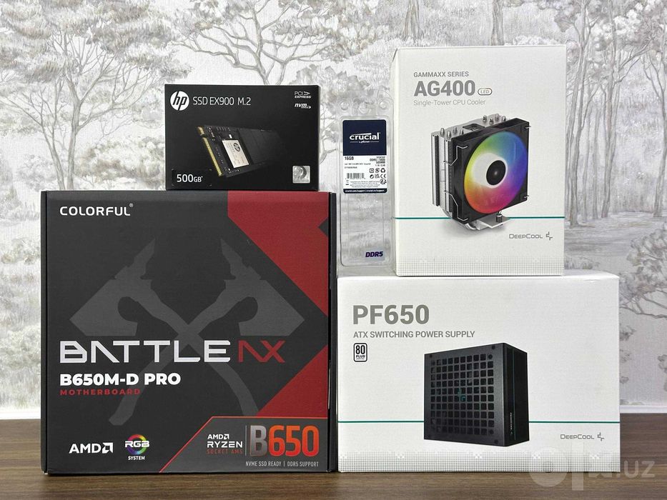 Игровой компьютер: Ryzen 7500F | RTX 3070 8GB | DDR5 16GB | 512GB M.2