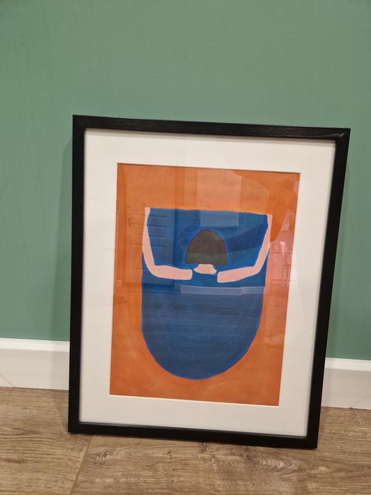 Картина с рамой, акрил