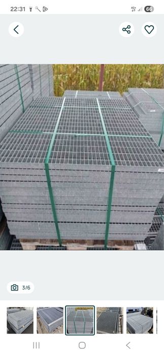 Gratare zincate galvanizate