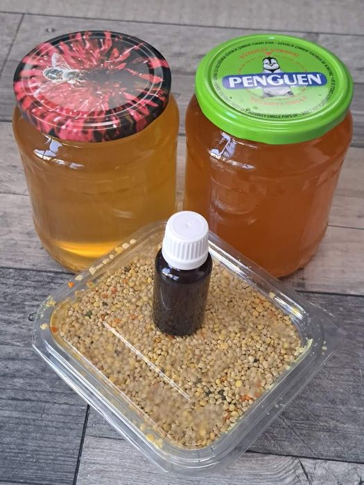 Oferta!Pachet 4 produse 110 lei 2×miere polen tinctura!!