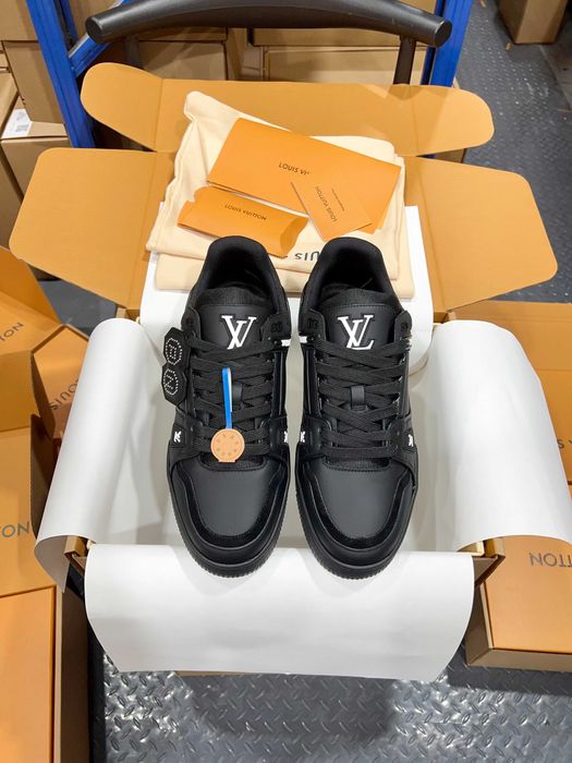 Negru Noul LV Bărbaţi Femei Pantofi