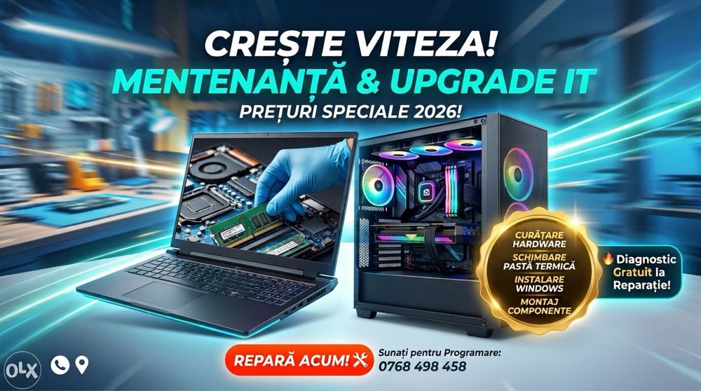 Mentenanta/Reparatii PC/Laptop/MacBook