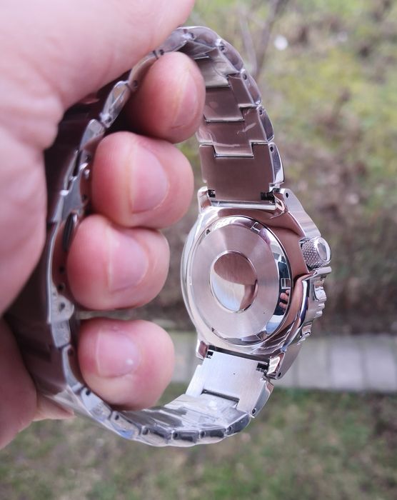 Ceas automatic Seiko Mod Orange Monster Prospex brățară metalică