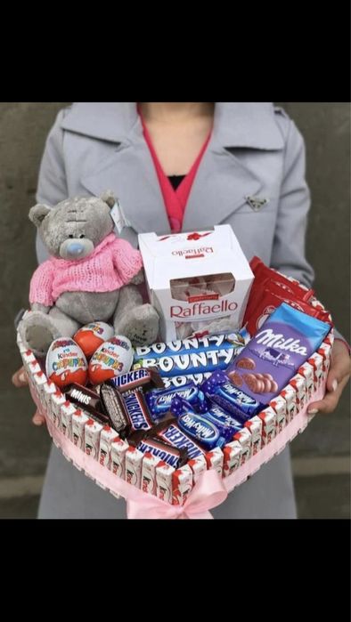 Киндер подарки, корзины, БОКСЫ и БУКЕТЫ