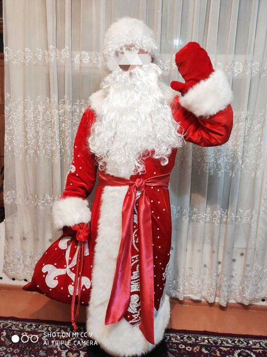 Костюм Деда Мороза прокат