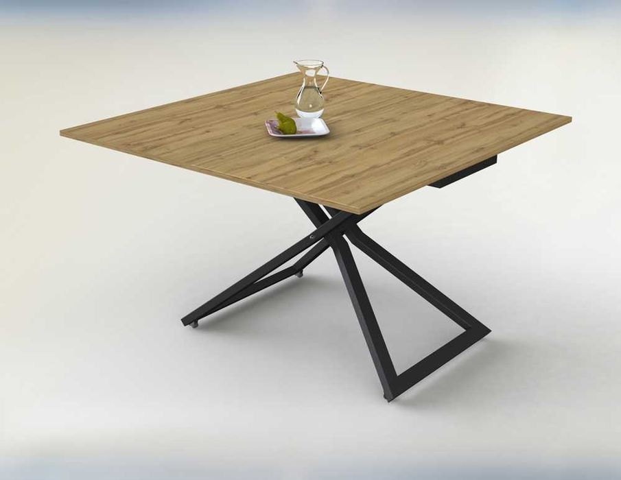 Разтегателна холна маса Венеция повдигаща 120×120 см,ПДЧ пет цвята