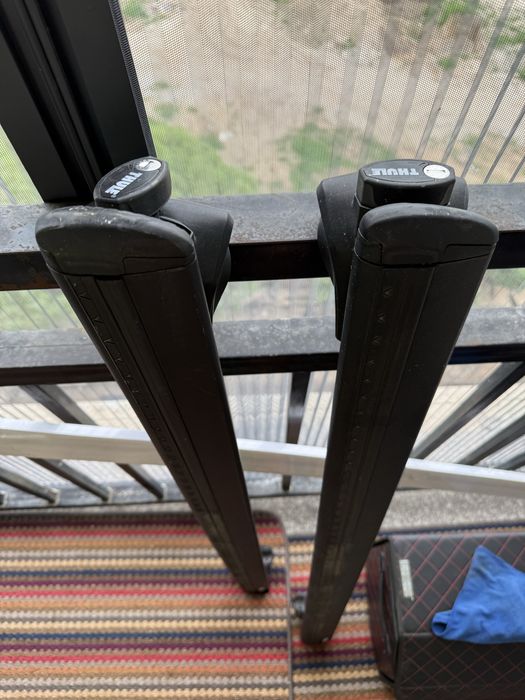 Thule wingbar на продольные рилинги