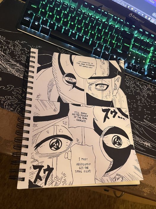 Аниме фен арт ръчна изработка