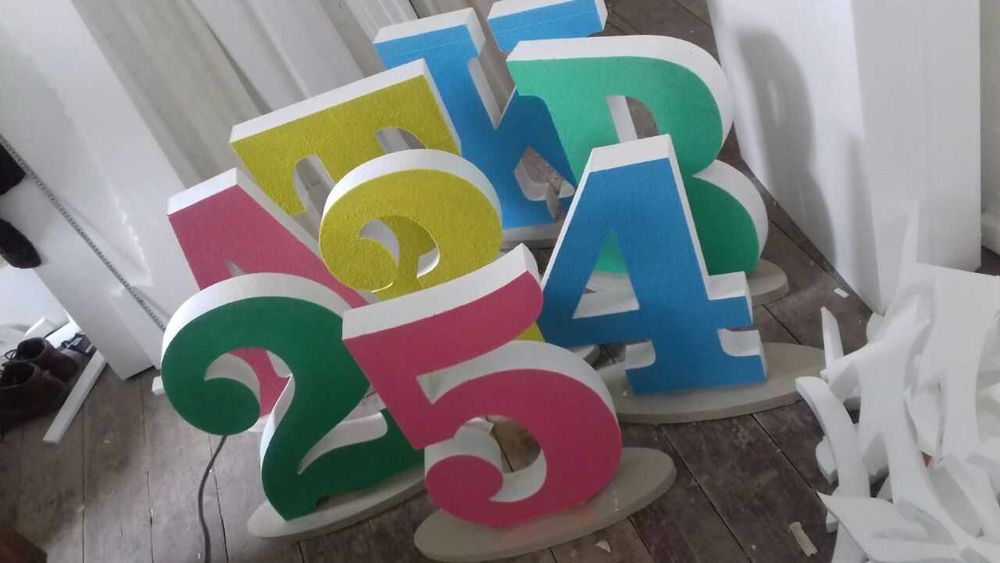 Объемные буквы из пенопласта