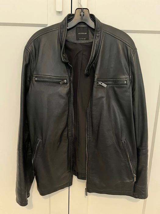 Кожено мъжко яке.Естествена кожа.