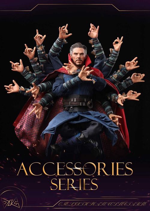 Hot Toys AVENGERS INFINITY WAR Dr Strange +DJ Custom IKKON-accessories