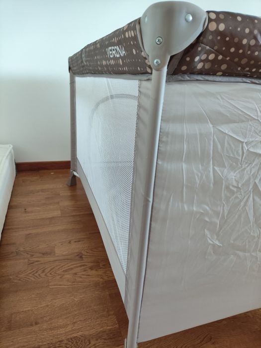 Преносимо бебешко легло 120х60 см с матрак и калъф