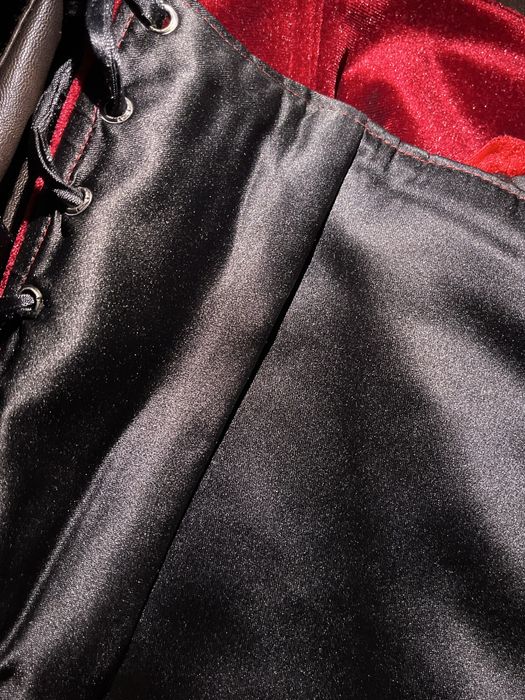 бархатный корсет