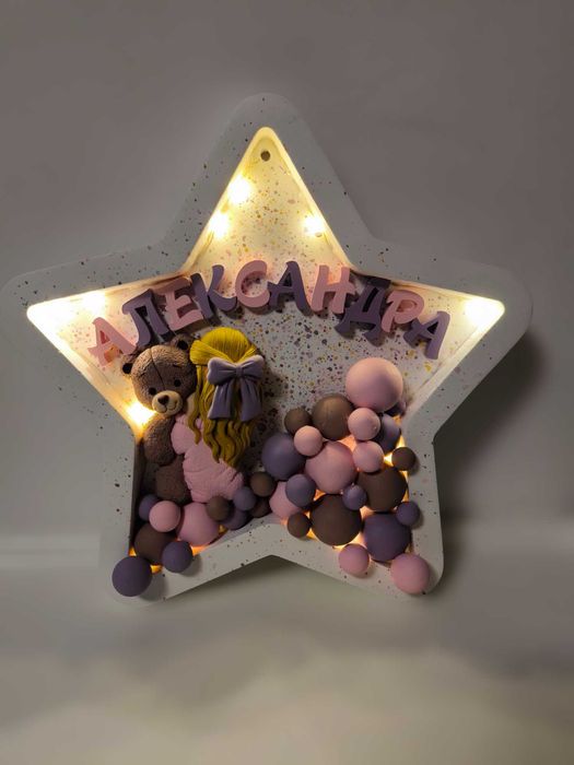 Персонализирани нощни рамки или  лампи