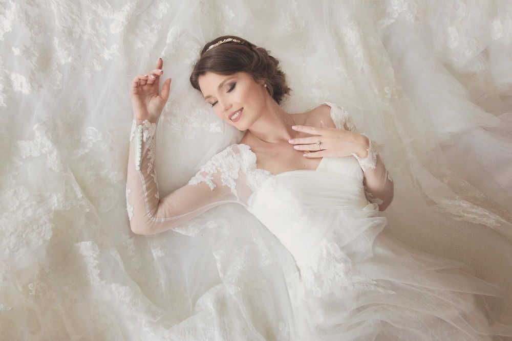 Булчинска рокля с Воал