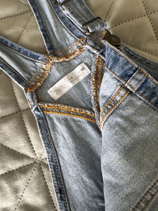 Детско дънково гащеризонче Zara