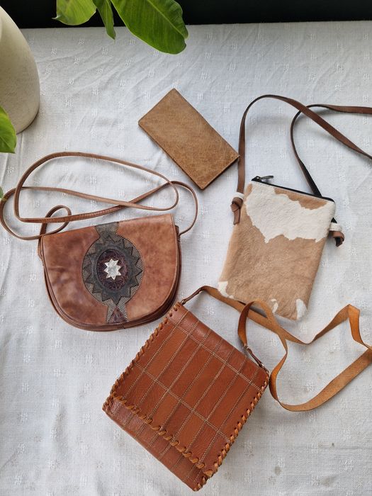 Кожени чанти и портмоне нови и използвани