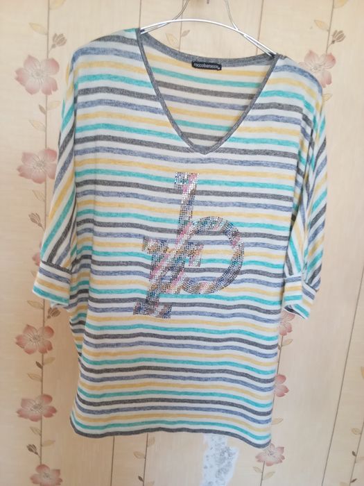 Летние майки с рисунком и стразиками