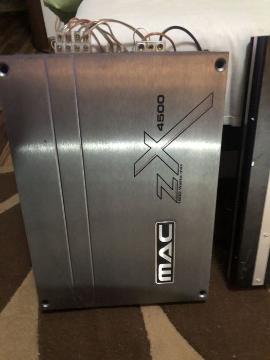 3 Amplificatoare auto de putere mare. 2 buc MAC audio  si 1buc EYEBRIX